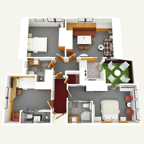 Apartement Matschöl Serfaus Masner Skizze 2