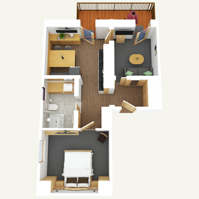 Apartment Pezid 2 - 4 Personen 