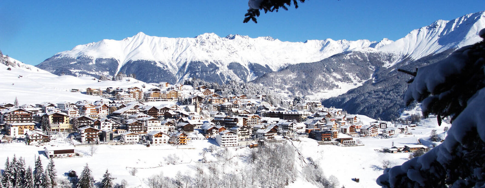Winterlandschaft Serfaus Apartments Ferienwohnung Apart Matschöl Serfaus