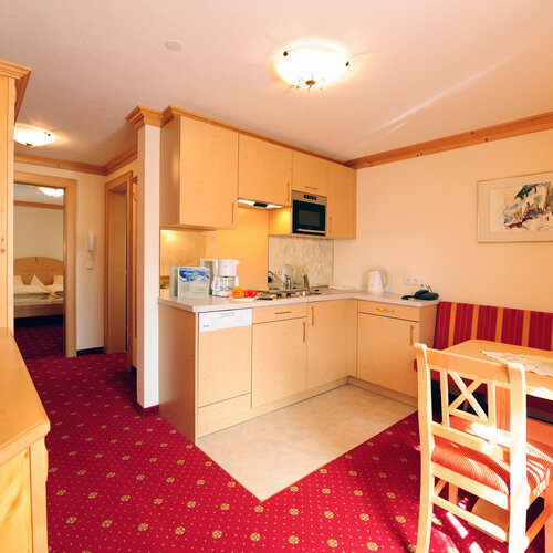 Apartement Matschöl Serfaus Pezid Wohnraum